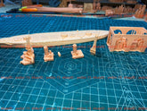 3d Printing Kit 1/700 Us Arkansas Battleship Bb-33(full Hull/waterline)